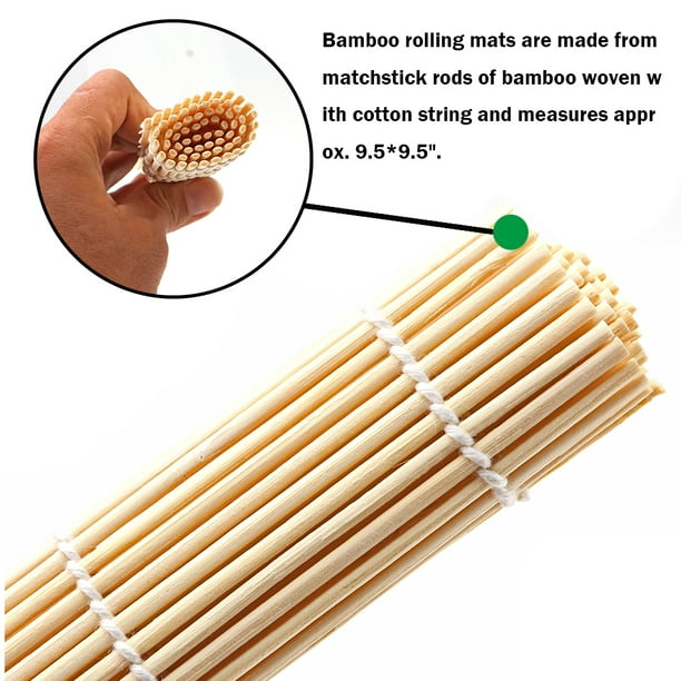 Inteprter Máquina para hacer sushi de bambú natural, liviana y