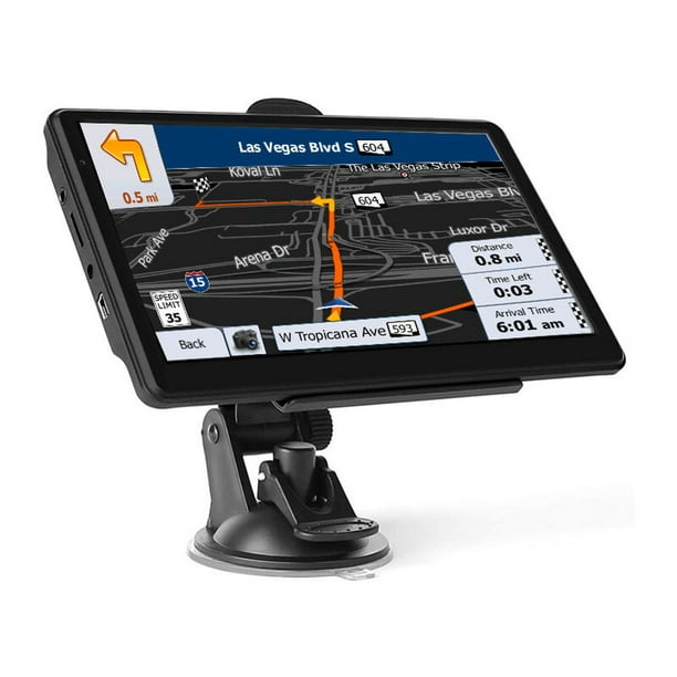 Pantalla táctil de 7 pulgadas y navegador GPS para camiones Sat 8GB 256MB  Sistema de navegación GPS automático para vehículos recreativos esquí esquí  Gafas de esquí