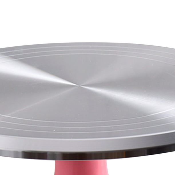 Soporte giratorio para tartas, soporte giratorio para tartas de aleación de  aluminio de 10 pulgadas, plato giratorio para tartas en pulgadas, diseño  fácil de usar