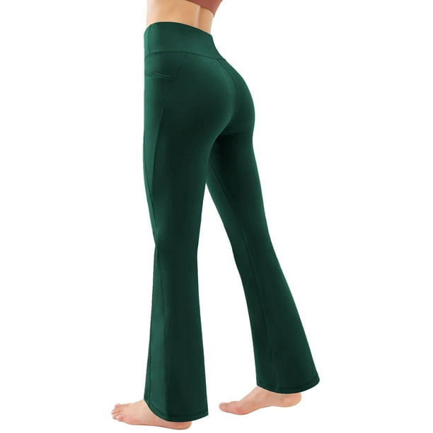 Leggings Athletic – Yoga Fitness Flares Pantalones para mujer
