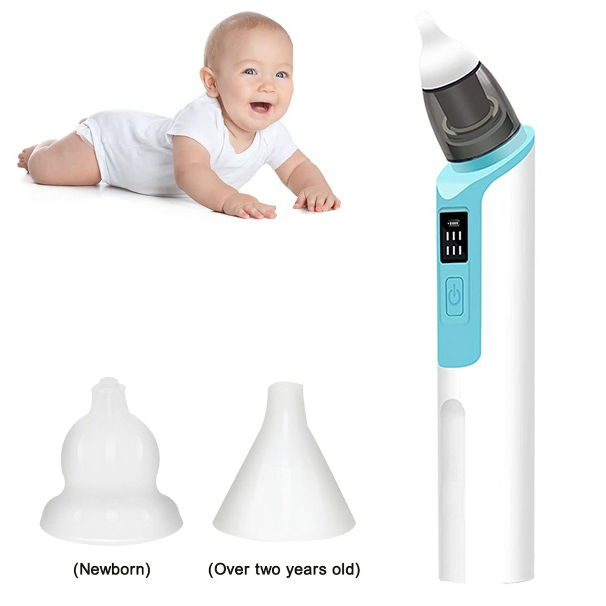 Aspirador Nasal Portátil para Bebés. Succionador Bebé para Lavado Nasal en  Recién Nacidos. Sacamocos Eléctrico Infanti. Extractor Nasal Seguro para