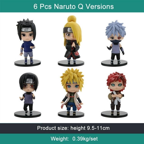 Figuras de Anime de Naruto Shippuden para niños, juguetes de Hinata Sasuke,  Itachi, Kakashi, Gaara, Fivean Figuras de anime