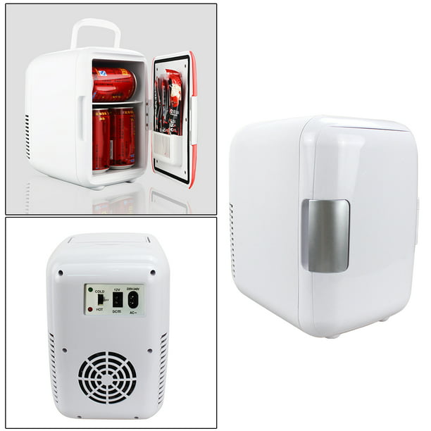 Refrigerador de 4L para coche, refrigerador, calentador eléctrico de bajo ruido, cerveza de Macarena Mini del coche | Walmart en