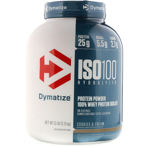 iso 1oo cookies and cream 5 lb dymatize iso 100