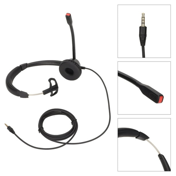 Audífonos USB Diadema con micrófono flexible