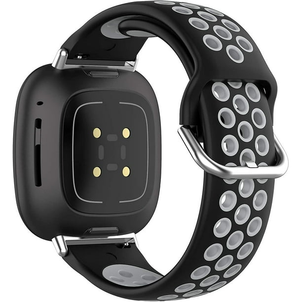 Compatible con correas Fitbit Versa 4/Versa 3 para mujeres y hombres,  correas de repuesto de silicona deportiva para reloj inteligente Fitbit