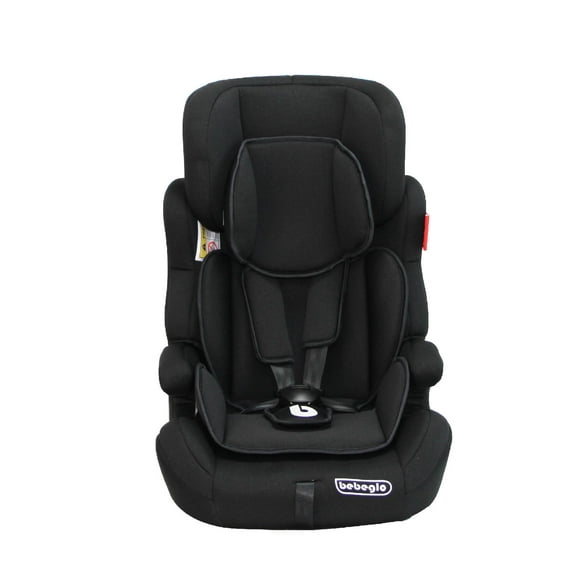 silla de carro para bebé bebeglo 2 en 1 alzador y silla de auto negro