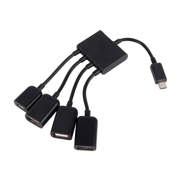 Adaptador de cable de alimentación OTG con puerto micro USB 4K