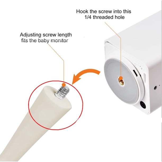 Soporte para Vigilabebes Universal, Soporte para Cámara Monitor de Bebé  Ajustable sin Perforación