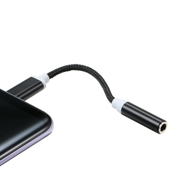 Adaptador Audio USB-C macho a Doble Jack 3.5mm hembra, Casco +