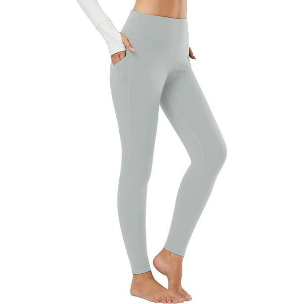 ZERDOCEAN Leggings de cintura alta con forro polar para mujer, talla  grande, pantalones térmicos de entrenamiento para yoga