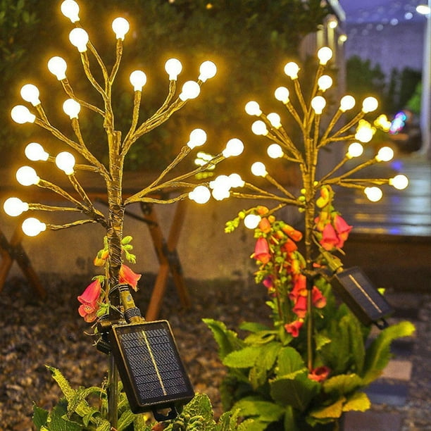 Iluminación Exterior Bombilla Solar para exteriores luz de emergencia para  jardín patio Panel Ehuebsd