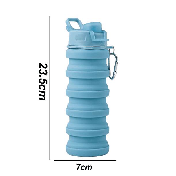 Botellas de agua plegables de silicona para niños - Botella de agua para  viajes de senderismo Copa plegable portátil Vhermosa CPB-US-CJZ575-1