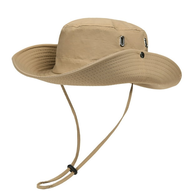 Sombreros De Protección Solar Sombrero anti-UV Sombrero de pescador  transpirable Sombrero de verano para deportes al aire libre (Caqui) Tmvgtek  Para Estrenar