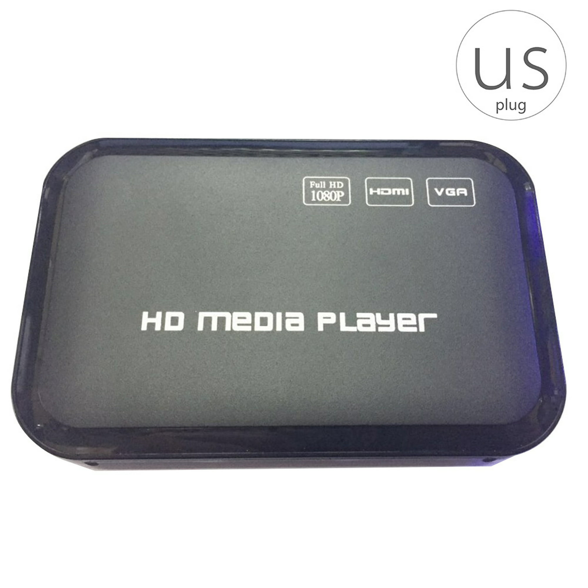 Mini reproductor de HDD externo USB HD 1080P con SD MMC U Disk