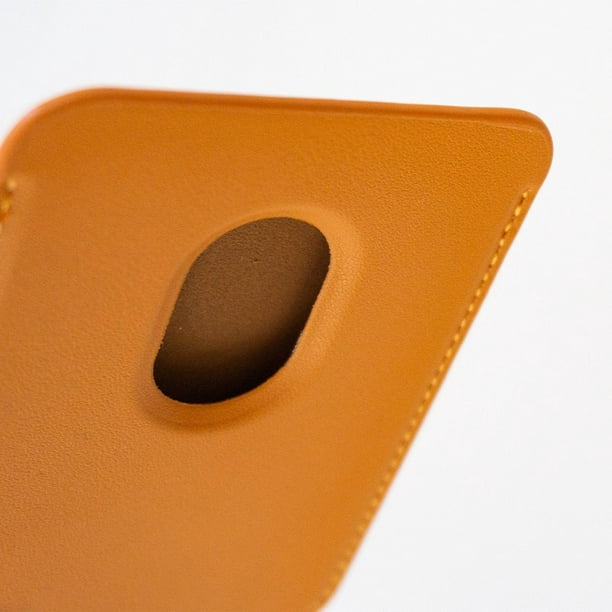 Tarjetero magnético Magasafe para iPhone, marrón - Coolbox