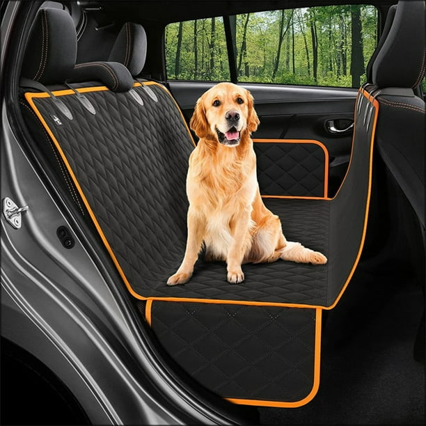 Funda de asiento de coche para perro, alfombrilla impermeable para