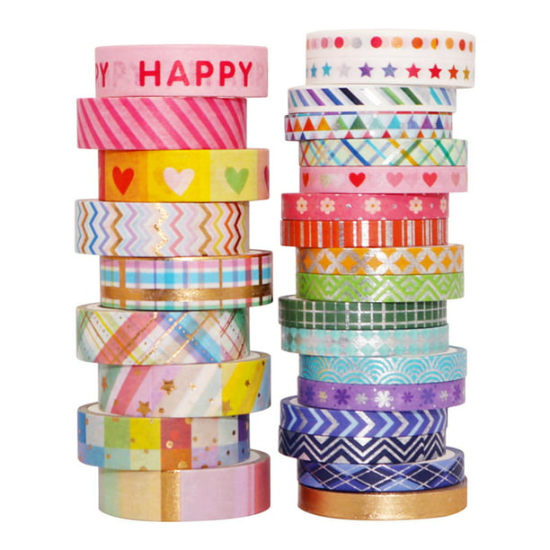 Cinta adhesiva decorativa washi tape stripes - Papelería y regalos – El  Gurú del Papel