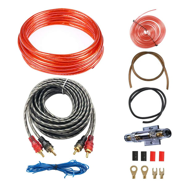 Kit de cableado de Audio para coche, amplificador, suministros de