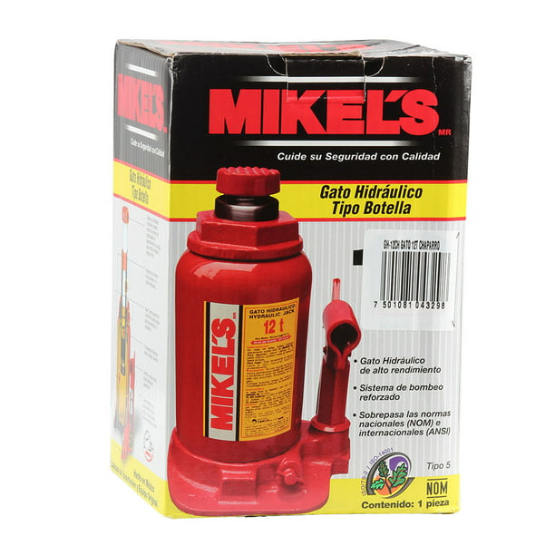 Compra Gato hidráulico de botella con tornillo de extensión 4 t en Mikels