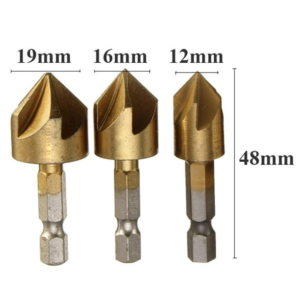 12.4 mm x 56 mm - Brocas de avellanador HSS-G para metal 4435-12.4
