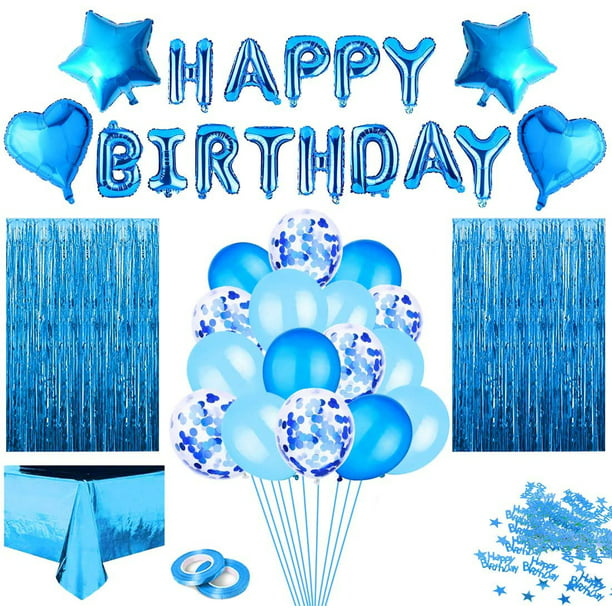 Servilletas Cumpleaños Happy Birthday Azul 33cm 16pcs - Partywinkel