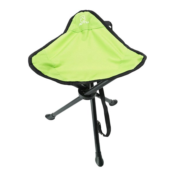 Silla plegable de taburete de camping plegable de tres patas, taburete  plegable de triángulo de pesca portátil, taburete de trípode plegable