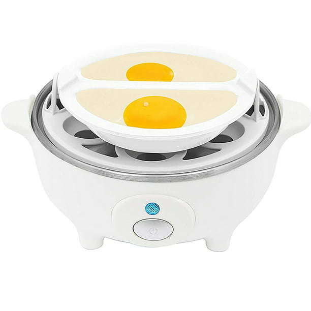  QIN Egg Genie, Huevo Cooker: 7 Huevos de capacidad de huevo  eléctrico para huevos duros, función de apagado automático : Hogar y Cocina