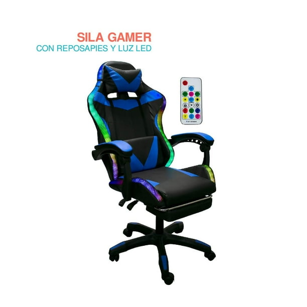 Silla Gamer con Luces LED Camaleon