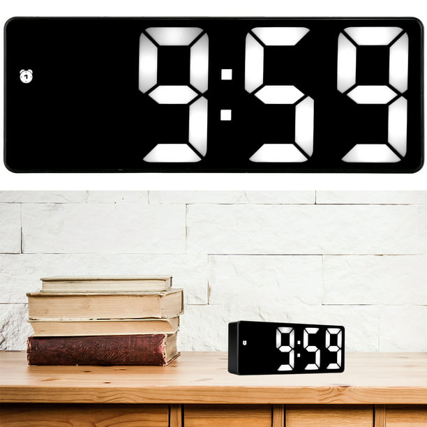 Led Digital Despertador Reloj Usb Mesita De Noche Con