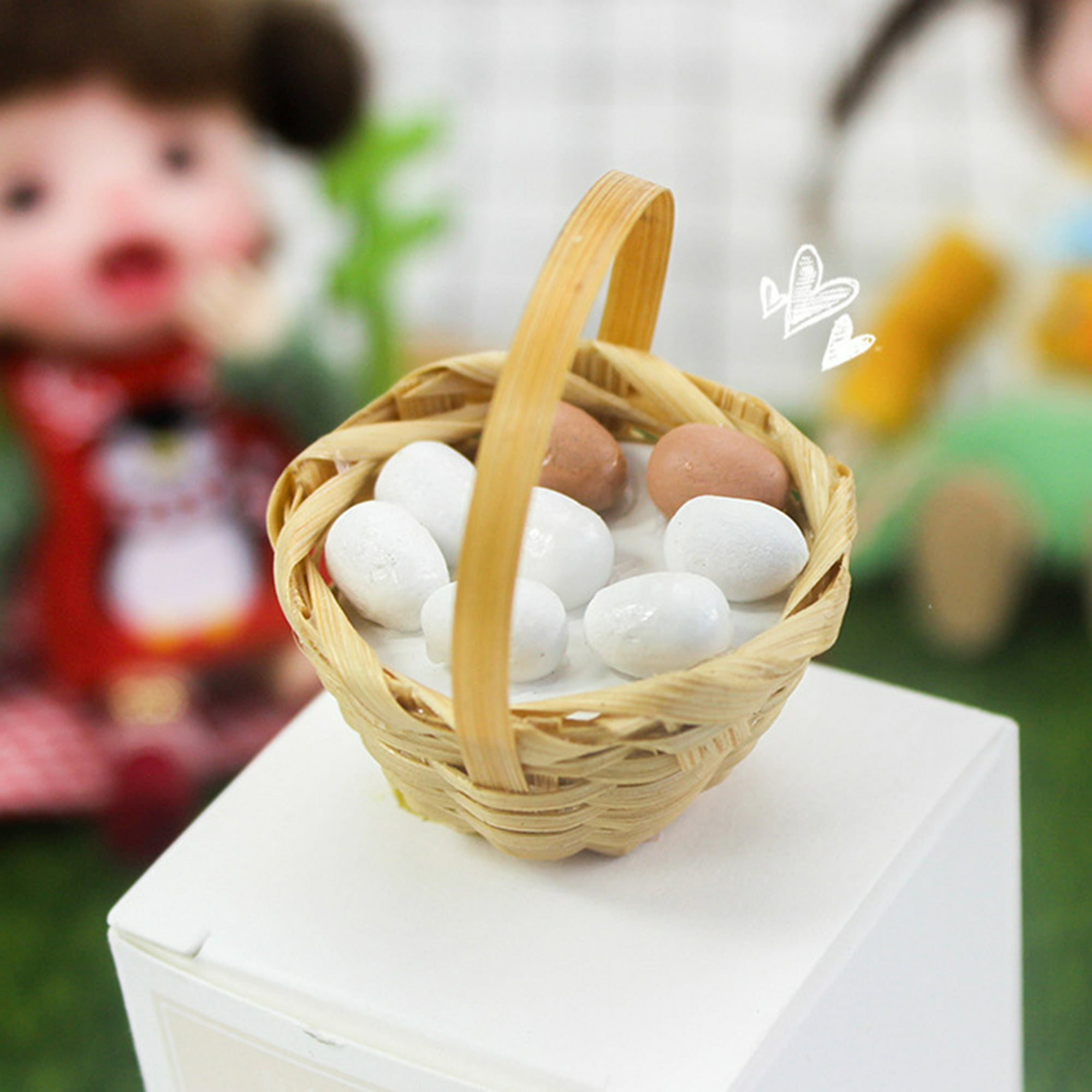 12 pçs miniatura galinha família ovo estátua boneca casa decoração jardim  cozinha jogo festa brinquedos para crianças 3 anos e acima fingir brincar  prático processado : : Brinquedos e Jogos