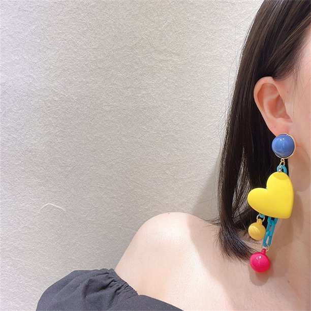 Diseñador Borla Cuelga Pendientes Oro Mujeres Cuelga Moda Joyería