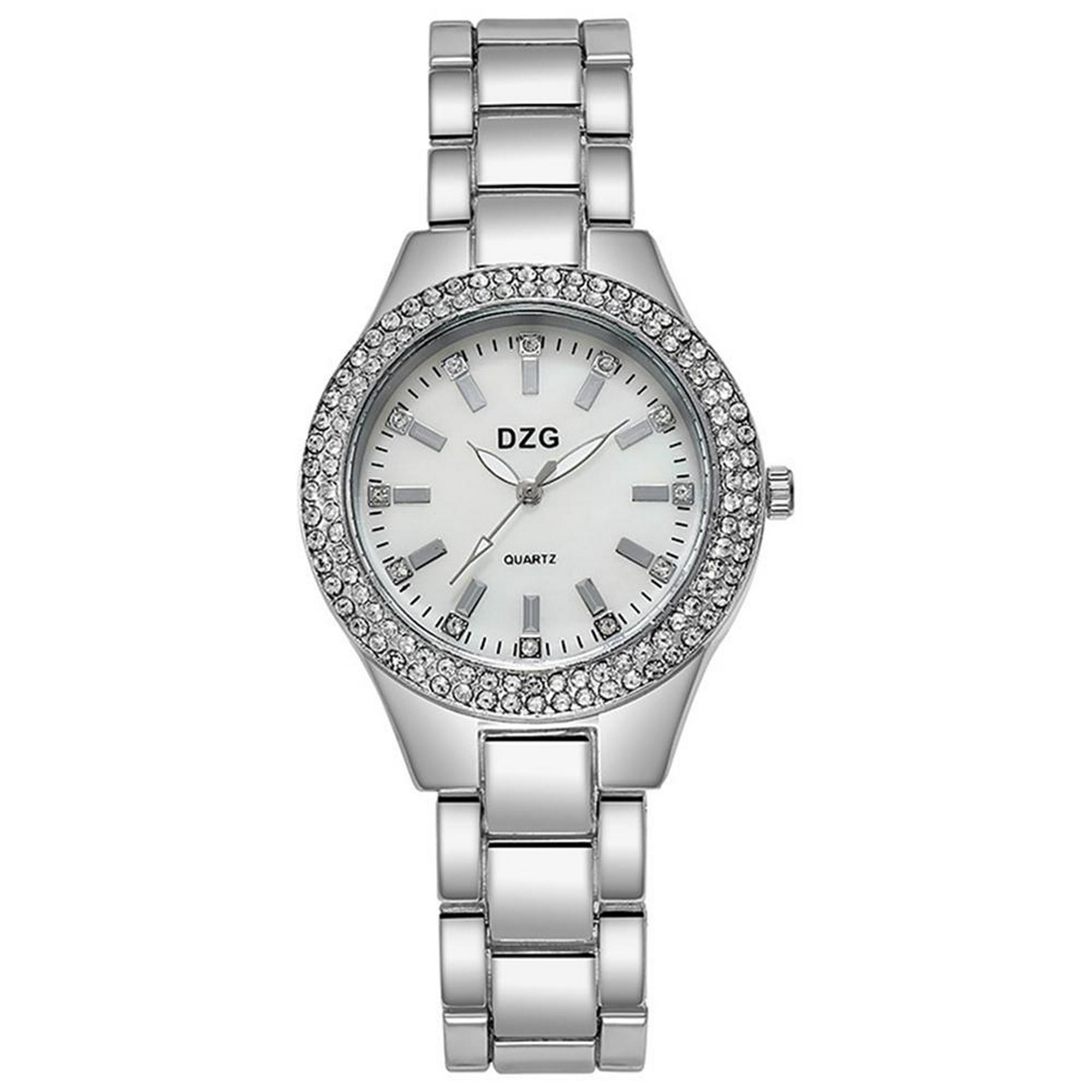 Relojes De Pulsera Para Mujer, Relojes De Diamantes De Cristal, Reloj De Acero  Inoxidable Resistente Noticed AP007365-01