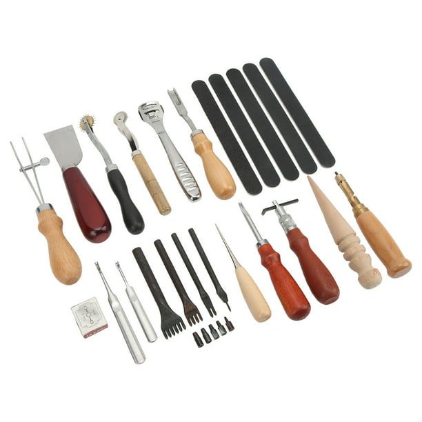La Casa del Artesano-Set de herramientas para cuero y encuadernacion  conjunto de 19 elementos