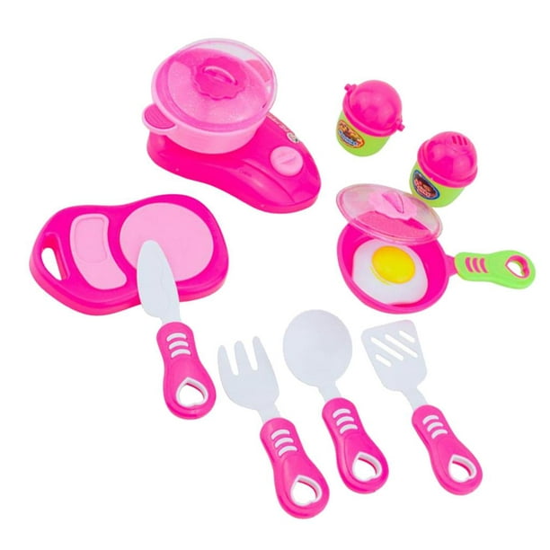 Cocina para niño juego de simución, utensilios de juguete, utensilios de  cocina, juguetes , regalos para niño niñas y Sunnimix juego de cocina