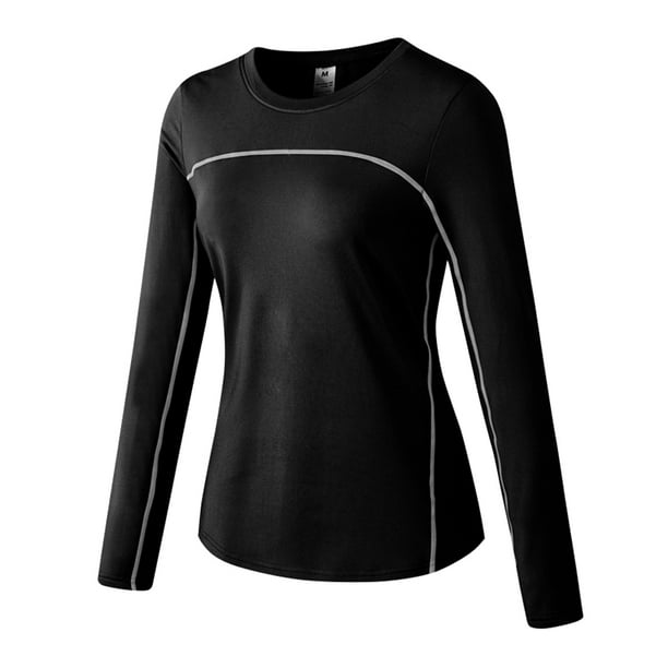 Guardurnaity Ropa interior térmica de otoño para mujer, capa base de cuello  redondo, camisetas más c Guardurnaity AP013660-18