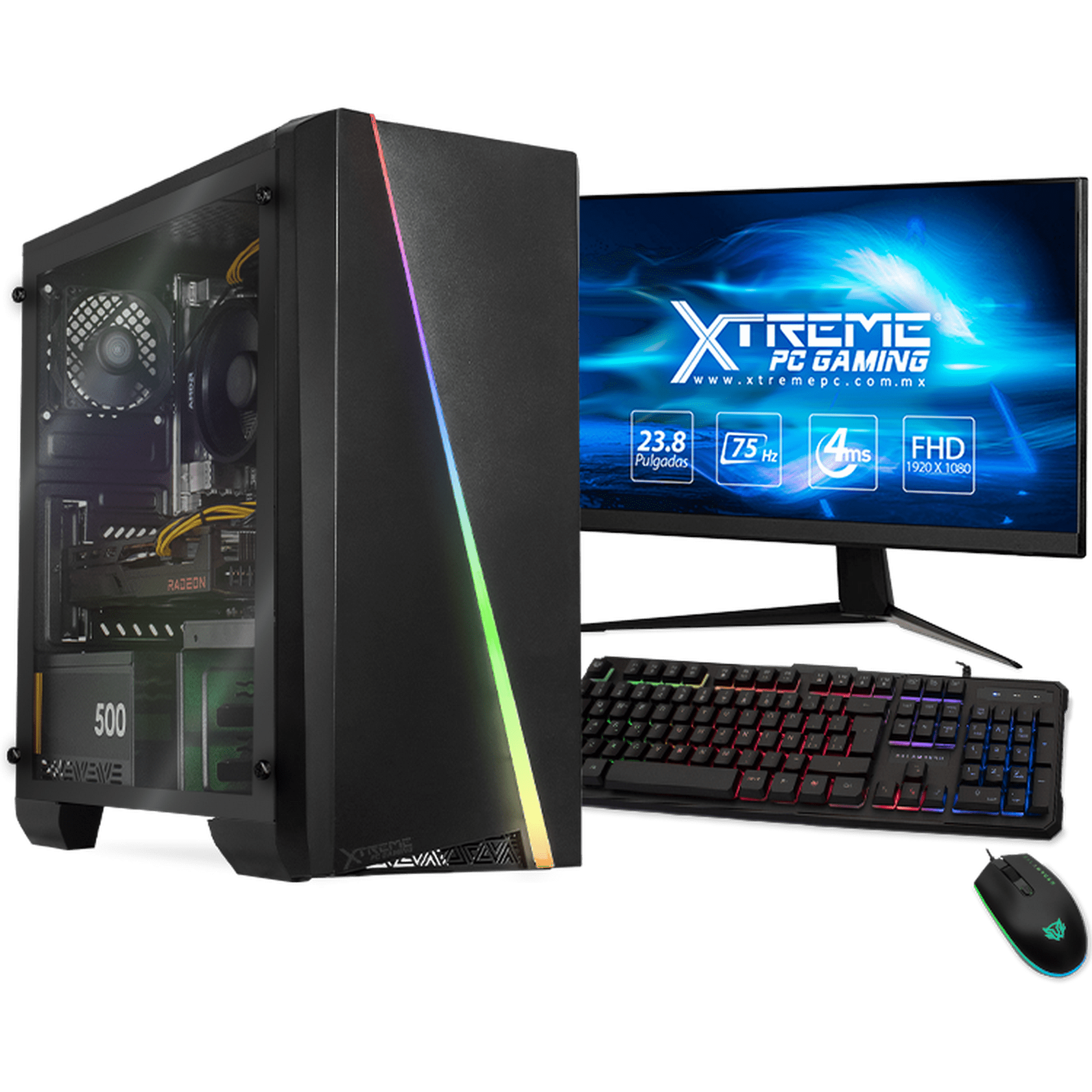 Xtreme Pc Gamer Amd Radeon Rx 6500 Xt Ryzen 5 3600 16gb Ssd 500gb Monitor 23 8 Wifi Xtreme Pc