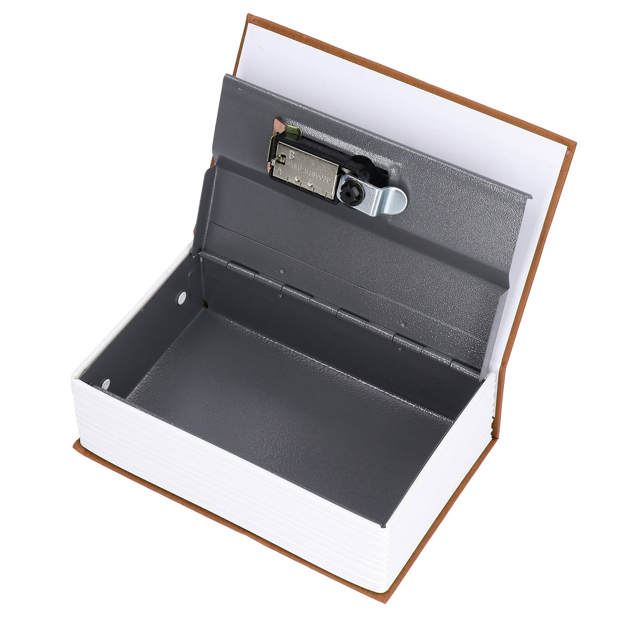 Caja fuerte para libros, caja fuerte de acero con forma de libro, caja  fuerte con forma de libro secreto, diseño fácil de usar Jadeshay A