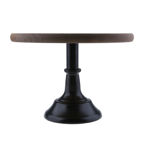 Soporte para tarta de madera negro d30 Tallo