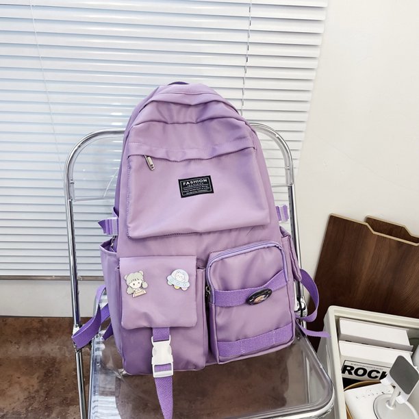 Mochila bonita para mujer, mochila para ordenador portátil a la moda, Bolso portátil  para chicas adolescentes Harajuku