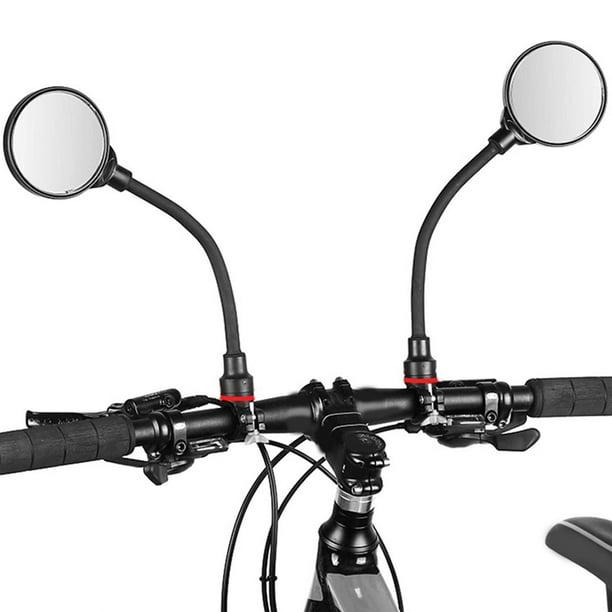 Espejo de bicicleta de 360 grados, ajustable, seguro, giratorio, espejo de  bicicleta, espejo retrovisor de ciclismo, espejo retrovisor de acrílico a