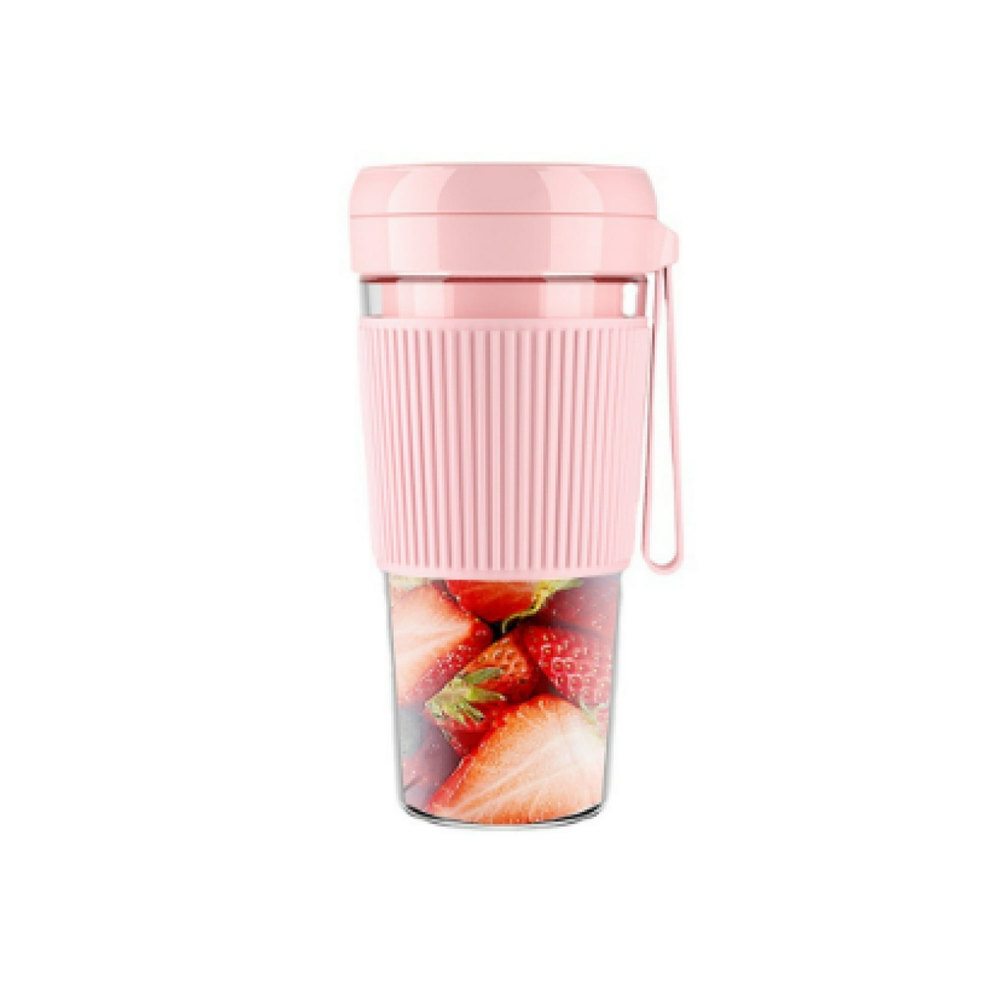 Vaso Licuadora Portátil Recargable USB Rosa