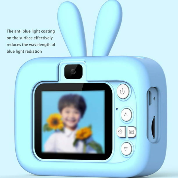 Tholdsy Cámara de impresión instantánea Niños Video Digital Foto  Videocámara Dibujos animados Niños Juguetes Niño Juguete educativo Regalo de  Accesorios de cámara y óptica Azul