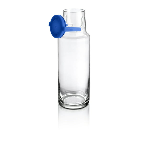 Botella Vidrio Boca Ancha con Tapa 1 litro