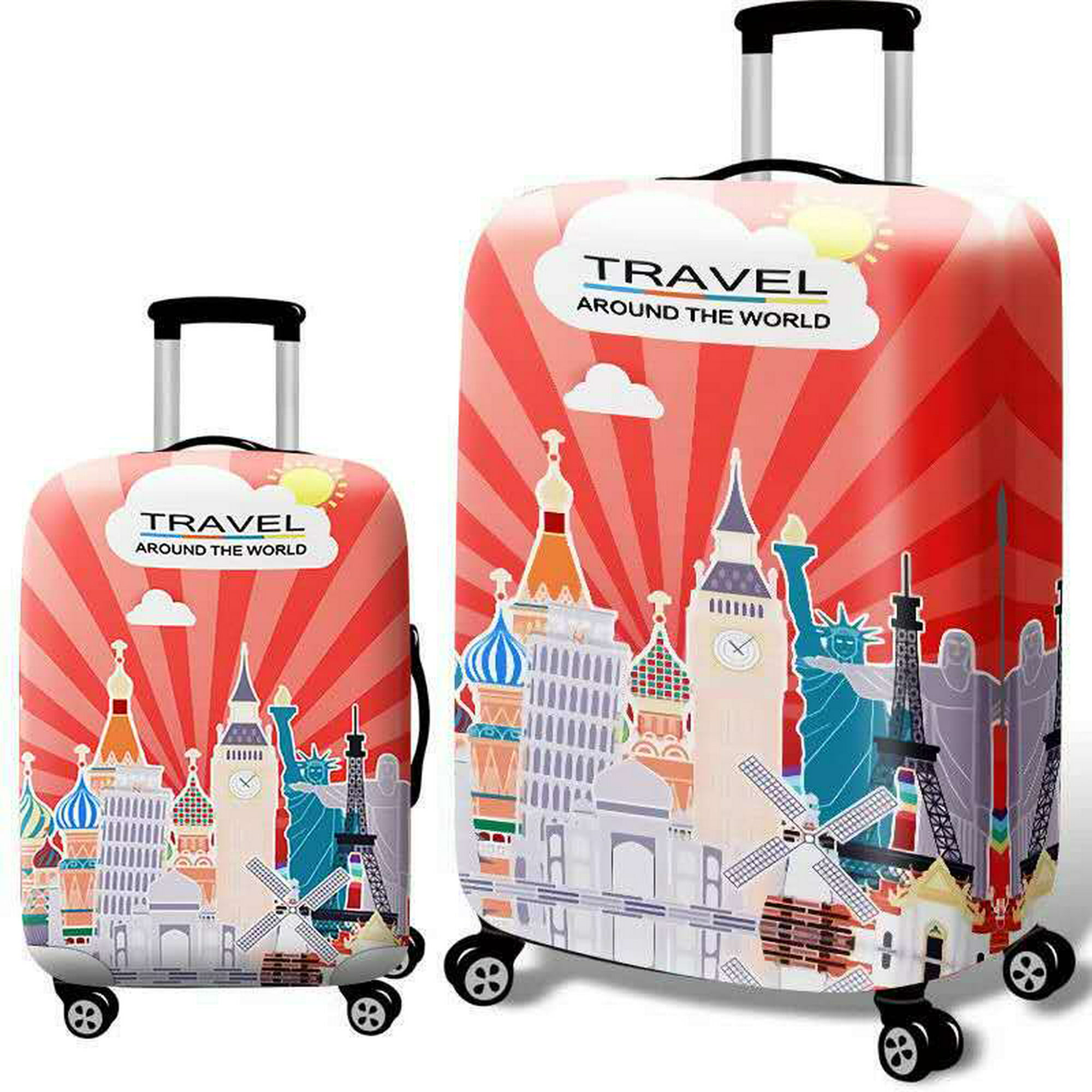 Fundas para maletas, fundas de equipaje de viaje para maleta, fundas de  equipaje, se adapta a equipaje de 18-32 pulgadas, 2