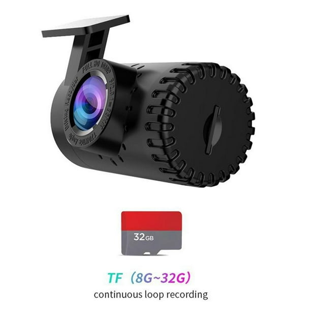 Mini Cam 1080P cámara de coche conducción grabadora 170 ° Gran , grabación  en bucle, adecuado para A Sunnimix cámara de coches