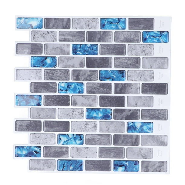 Paneles de pared 3D con patrón de piedra, pegatinas de pared 3D de
