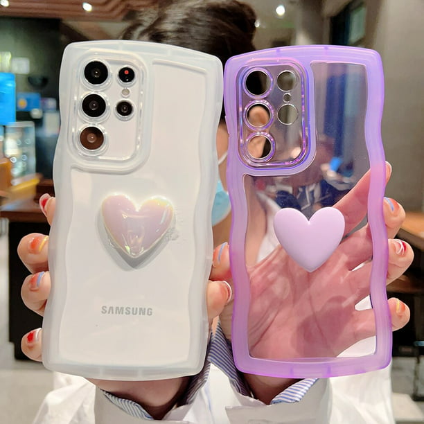 Funda Corazón Samsung S23 Ultra Rosa