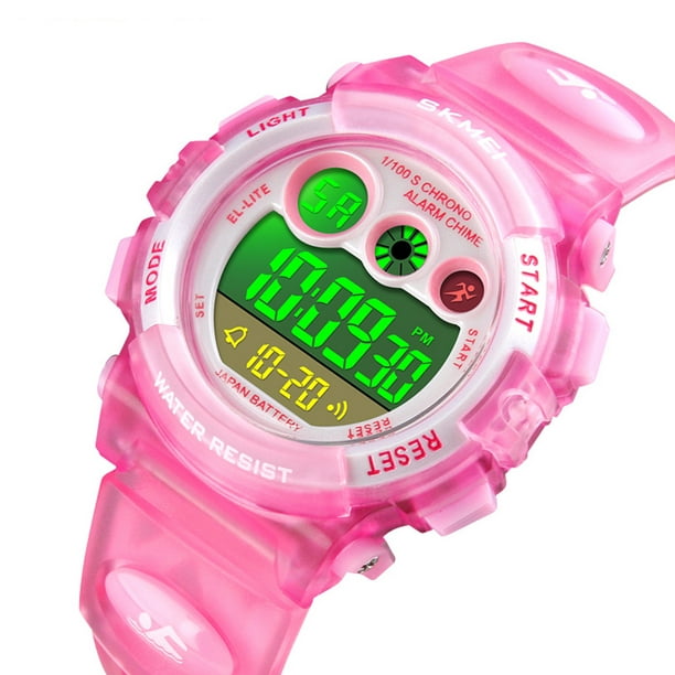 Reloj deportivo digital para niños Reloj impermeable para