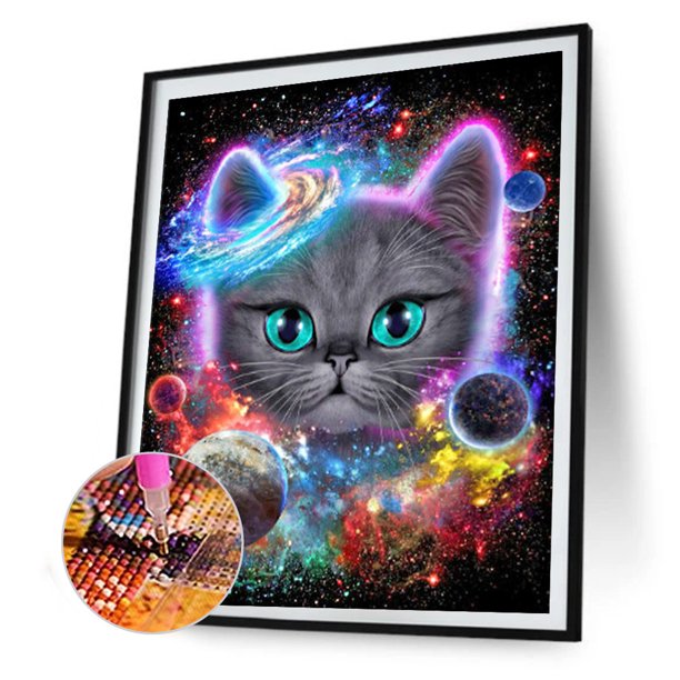 Pintura de diamantes de dibujos animados, mosaico de animales de gato,  punto de cruz, conjuntos de bordado de diamantes, pasatiempos creativos,  decoración del hogar, nueva colección